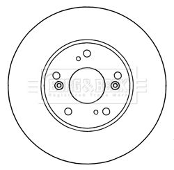 BORG & BECK Тормозной диск BBD5319